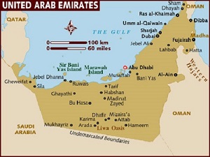 uae map